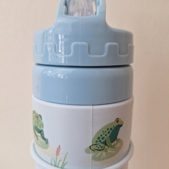 Cath Kidston blue frog themed water bottle - Picture 3 of 14